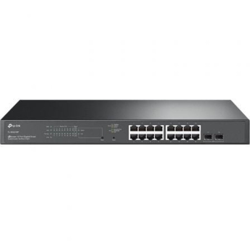 TP-Link JetStream TL-SG2218P switch Gestionado L2/L2+ Gigabit Ethernet (10/100/1000) Energía sobre Ethernet (PoE) 1U Negro