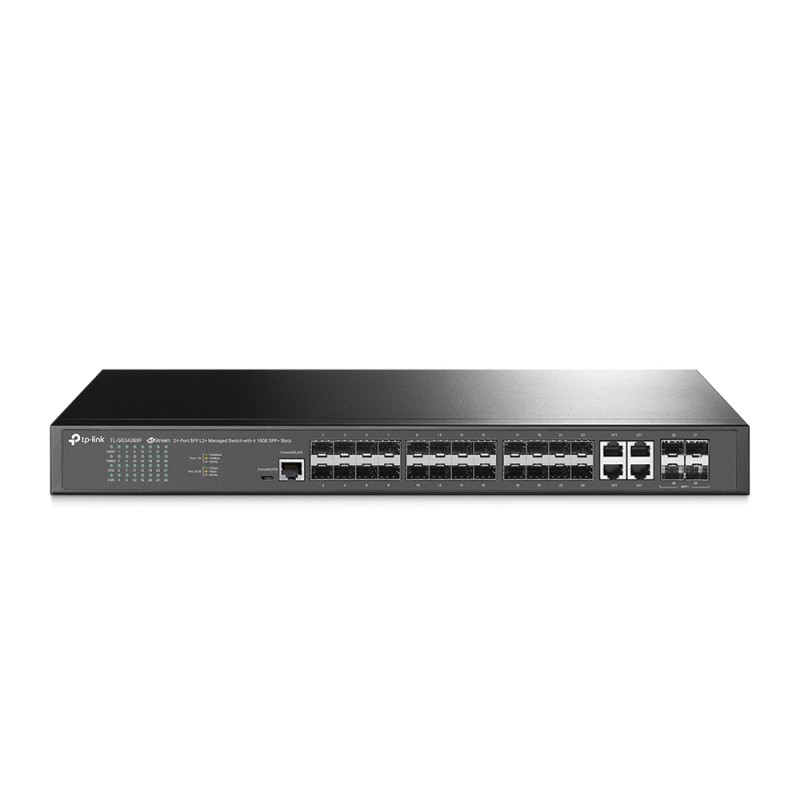TP-Link JetStream TL-SG3428XF switch Gestionado L2+ 1U Negro