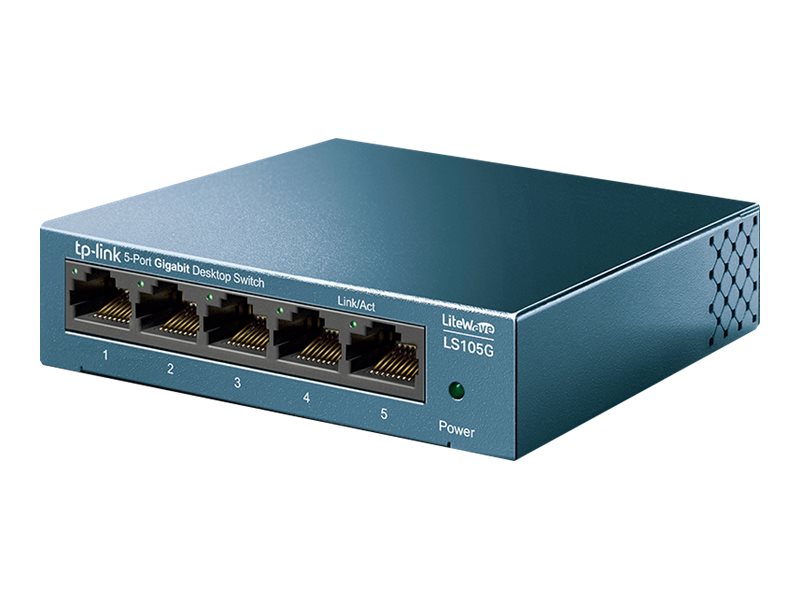 TP-Link LiteWave LS105G - conmutador - 5 puertos - sin gestionar