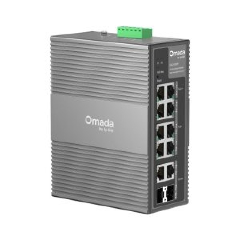 TP-Link Omada IES210GPP switch Gestionado Gigabit Ethernet (10/100/1000) Energía sobre Ethernet (PoE) DIN rail Gris