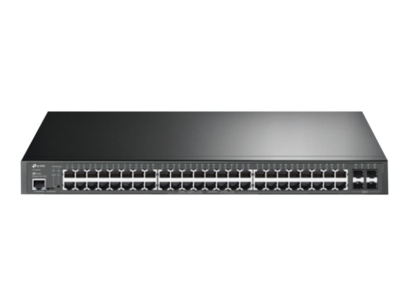 TP-Link Omada SG3452P switch Gestionado L2/L3 Gigabit Ethernet (10/100/1000) Energía sobre Ethernet (PoE) 1U Negro
