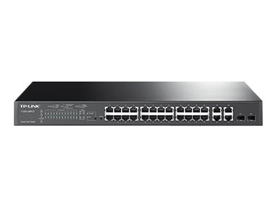 TP-Link Omada SL2428P switch Gestionado L2 Fast Ethernet (10/100) Energía sobre Ethernet (PoE) 1U Negro