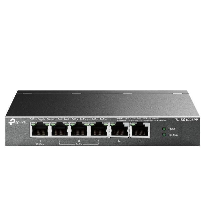 TP-Link TL-SG1006PP switch No administrado Gigabit Ethernet (10/100/1000) Energía sobre Ethernet (PoE) Gris
