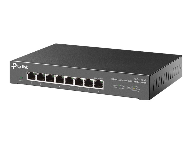 TP-Link TL-SG108-M2 - V1 - conmutador - 8 puertos - sin gestionar