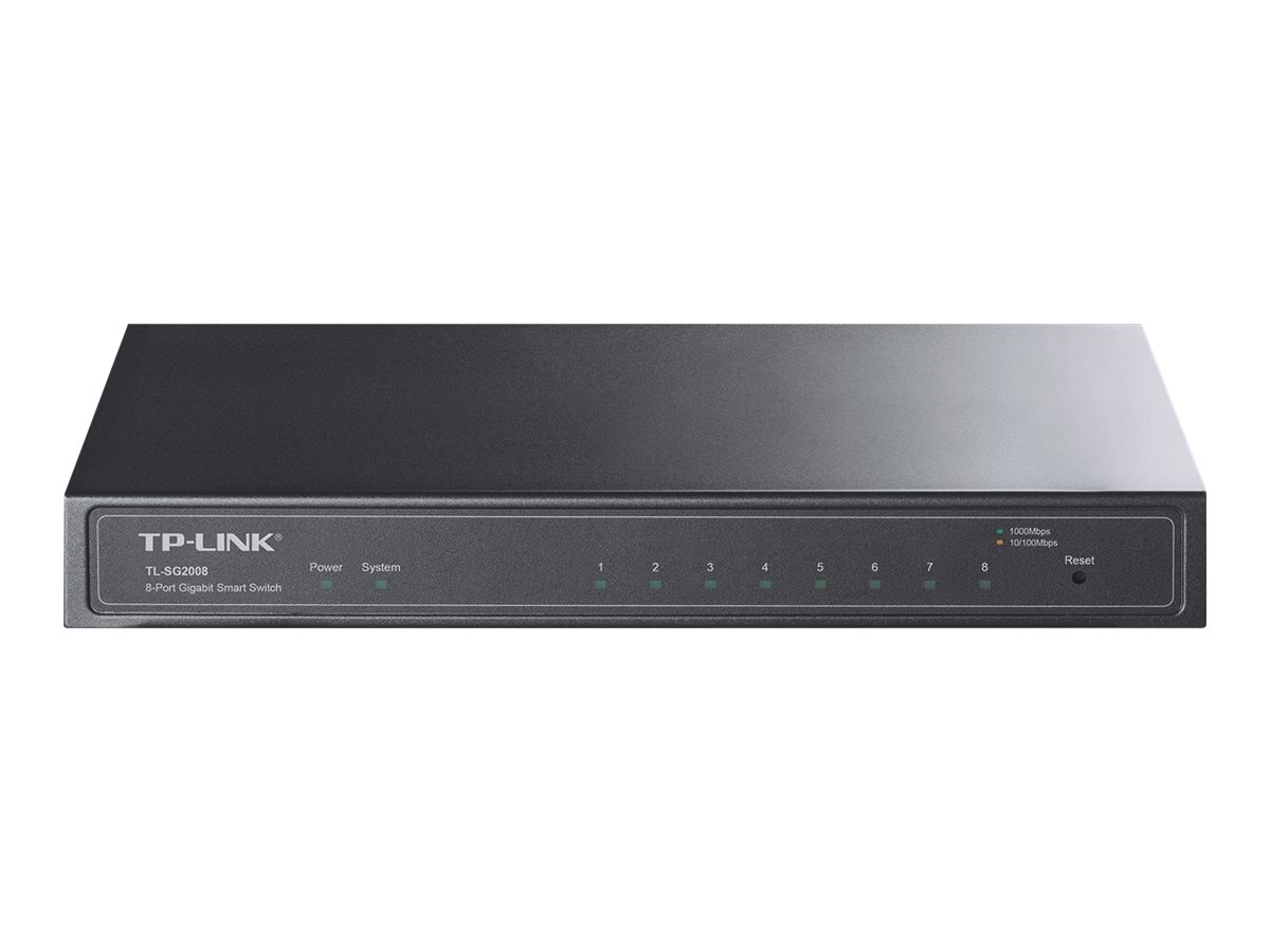 TP-Link TL-SG2008 - conmutador - 8 puertos - Gestionado