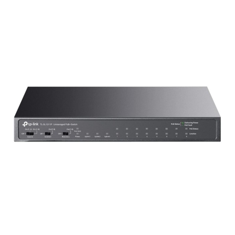 TP-Link TL-SL1311P switch Fast Ethernet (10/100) Energía sobre Ethernet (PoE) Negro
