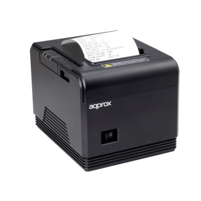 TPV IMPRESORA APPROX APPOS80AM3 TERMICA 80mm CONEXION USB -SERIE - ETHERNET RJ45 , CONEXION A CAJON RJ11, AUTO-CORTE O CORTE MANUAL ,COMANDOS ESC/POS