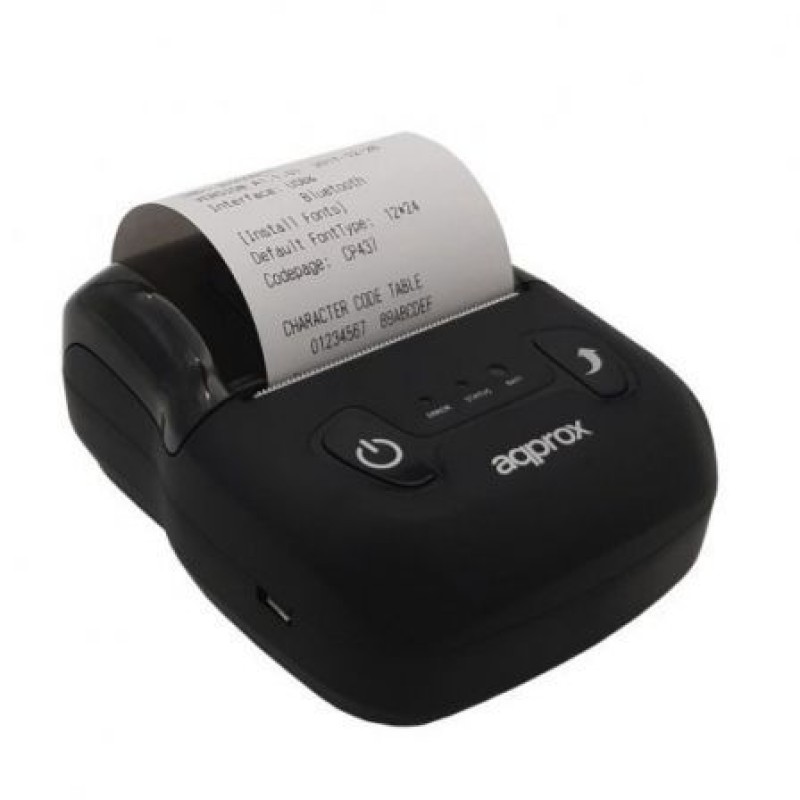 TPV IMPRESORA APPROX APPPOS58AU PORTATIL+ CON BATERIA TERMICA 56mm CONEXION USB CORTE MANUAL Y AUTOM