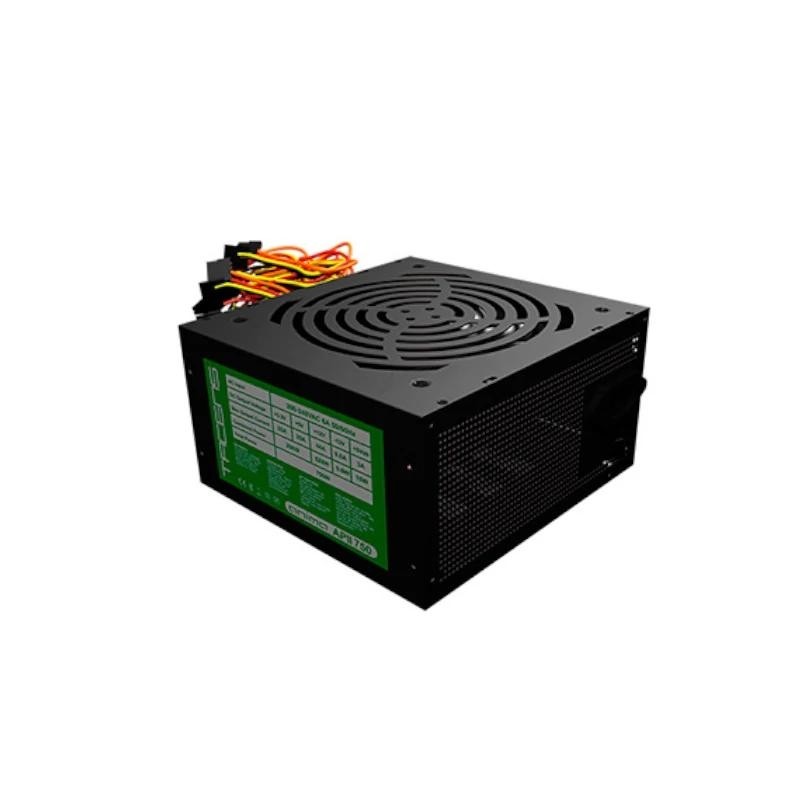 Tacens APIII750, Fuente Alimentación PC ATX 750W, Tecnología SMD y DC-DC, 85% Eficiencia 12V, Ventilador Ultra-silencioso 12cm, Cables Planos Extral