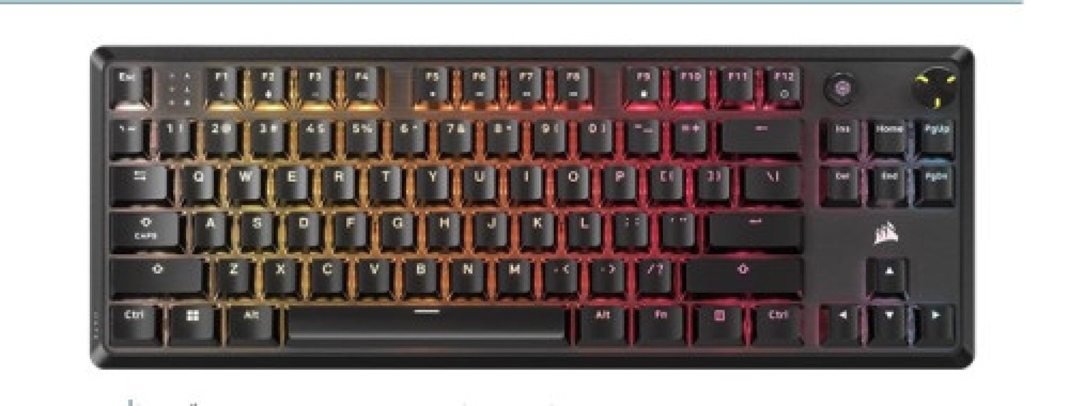 Teclado corsair k70 core tkl rgb mlx red portugues ch-911911e-pt