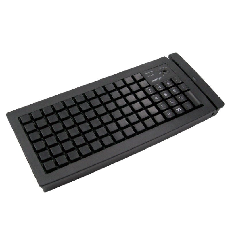 Teclado programable 84Teclas Posiflex KB-6600, negro, USB