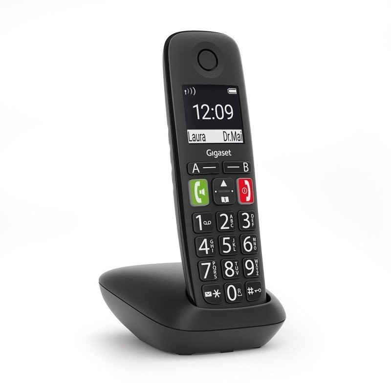 Telefono fijo inalambrico gigaset e290 duo negro 300 numeros - 42 tonos