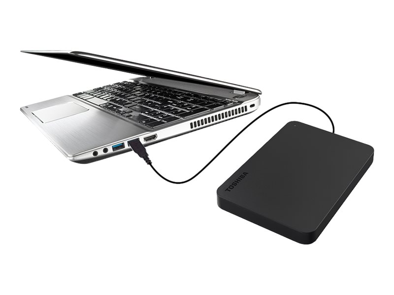 Toshiba Canvio Basics disco duro externo 4TB 2.5" USB Type-A / Micro-USB B 2.0/3.2 Gen 1 (3.1 Gen 1) Negro