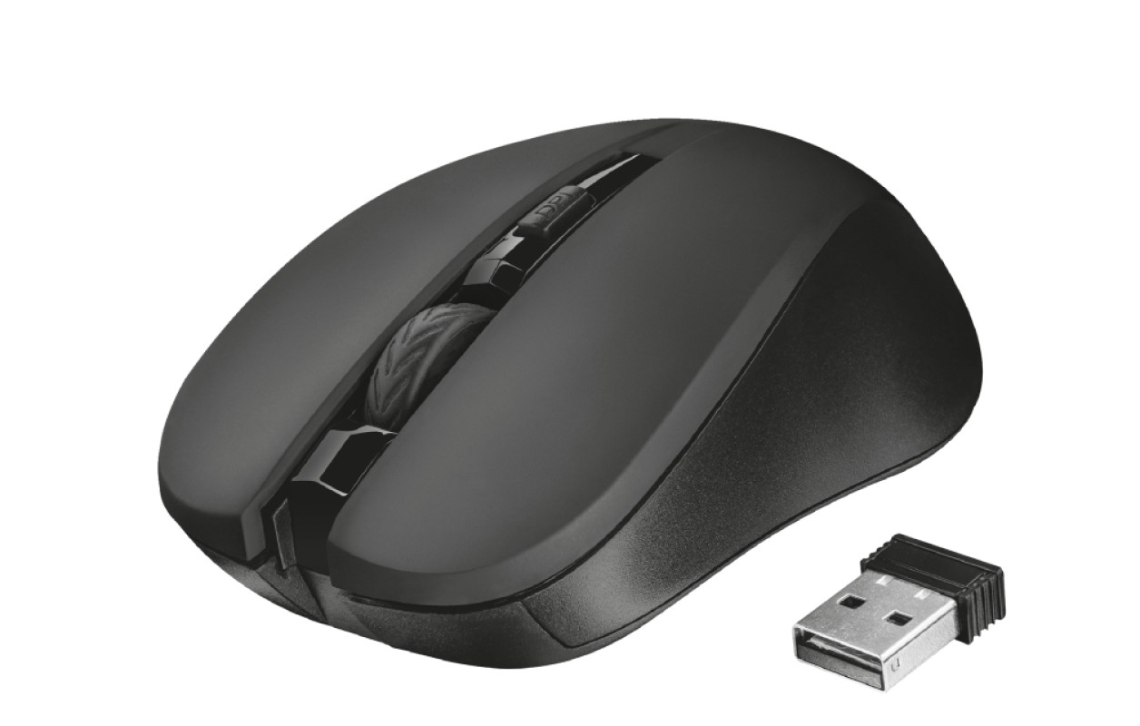 Trust 21869 ratón Ambidextro RF inalámbrico Óptico 1800 DPI