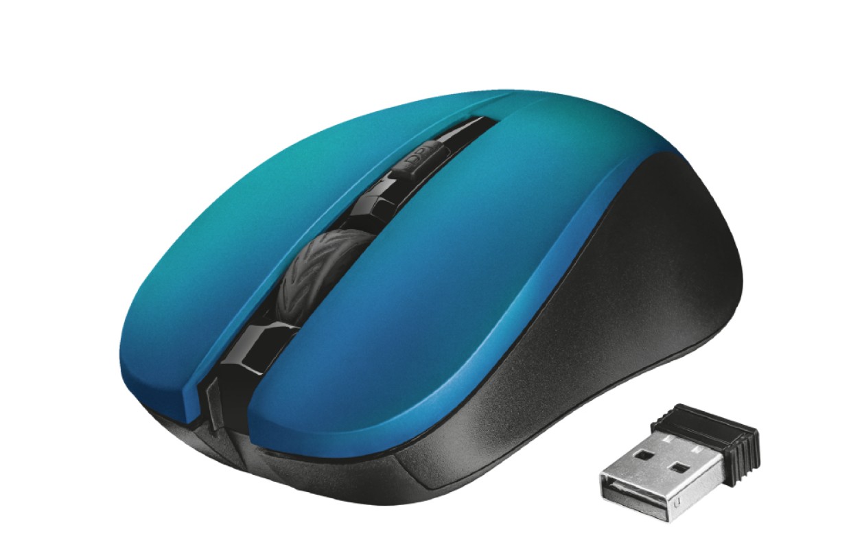 Trust 21870 ratón Ambidextro RF inalámbrico Óptico 1800 DPI