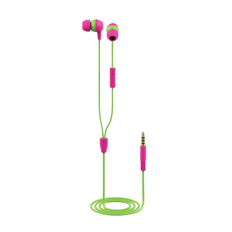 Trust 23420 auricular y casco Auriculares Alámbrico Dentro de oído Música Verde, Rosa