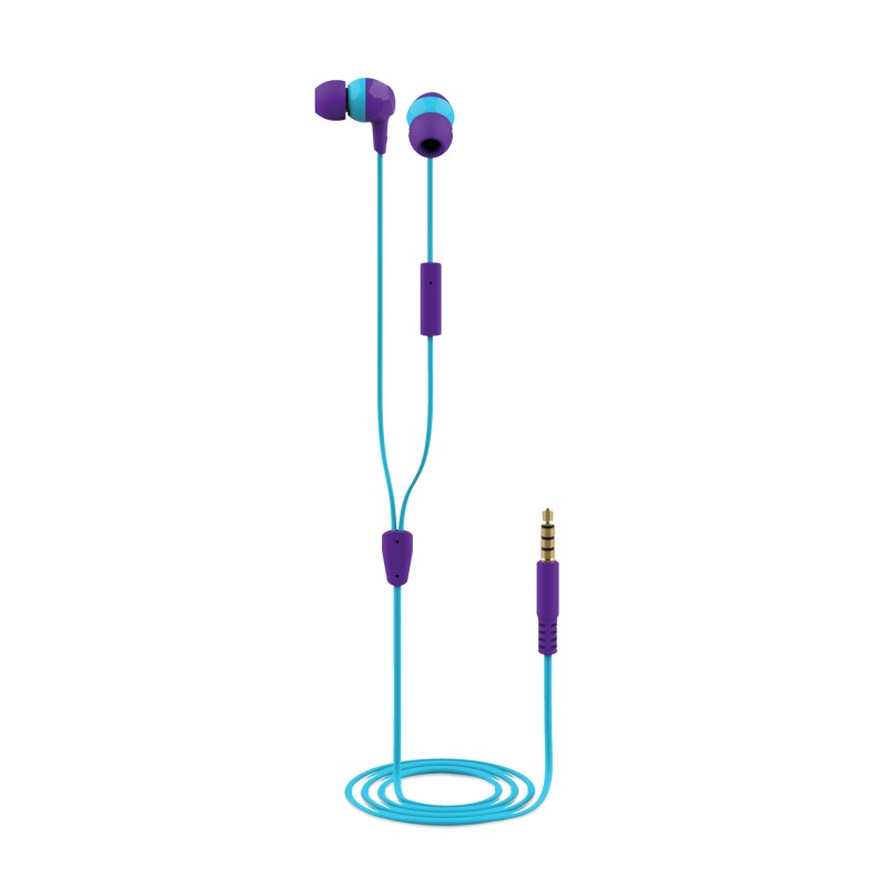 Trust 23422 auricular y casco Auriculares Alámbrico Dentro de oído Música Azul, Violeta