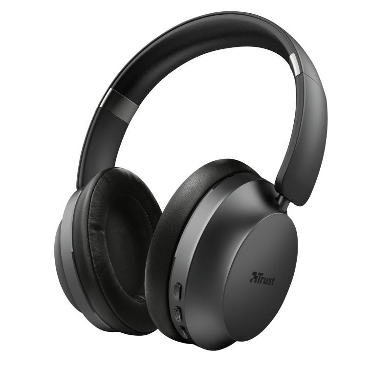 Trust 23550 auricular y casco Auriculares Inalámbrico y alámbrico Diadema Música MicroUSB Bluetooth Negro