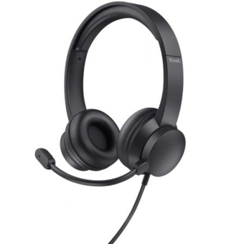 Trust Ayda Auriculares Alámbrico Diadema Llamadas/Música Negro
