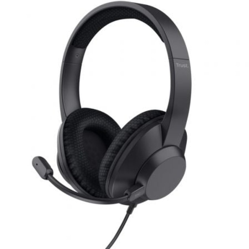 Trust Ayda Max Auriculares Alámbrico Diadema Llamadas/Música USB Type-C / USB Type-A Negro