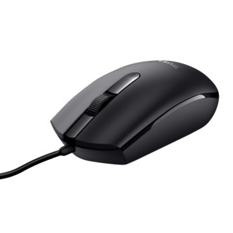 Trust Basi ratón Oficina Ambidextro USB tipo A Óptico 1200 DPI