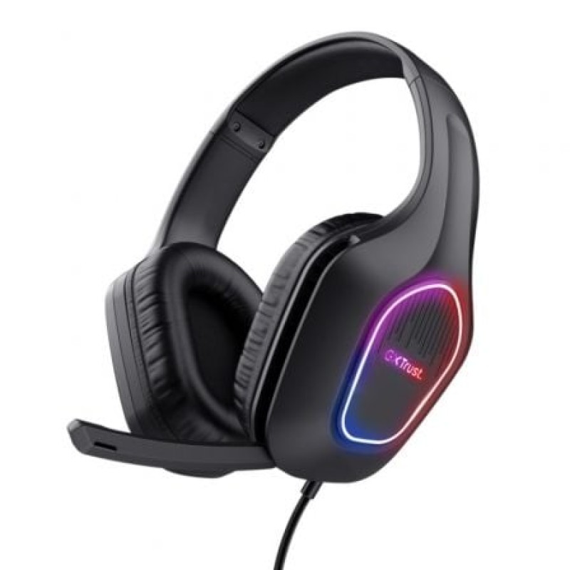 Trust GXT 416 ZIROX Auriculares Alámbrico Diadema Juego USB tipo A Negro