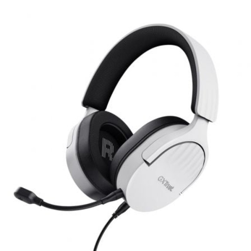 Trust GXT 489W FAYZO Auriculares Alámbrico Diadema Juego Negro, Blanco