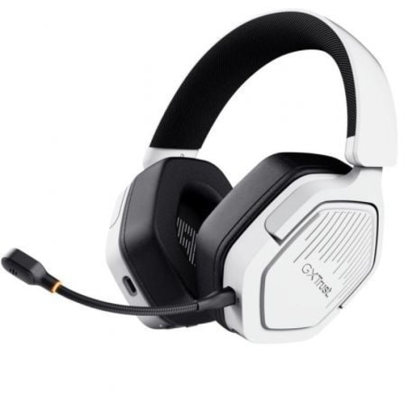 Trust GXT 493PS Carus Auriculares Inalámbrico y alámbrico Diadema Juego Bluetooth Blanco