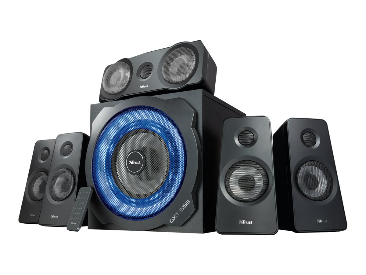 Trust GXT 658 Tytan 5.1 90 W Negro 5.1 canales