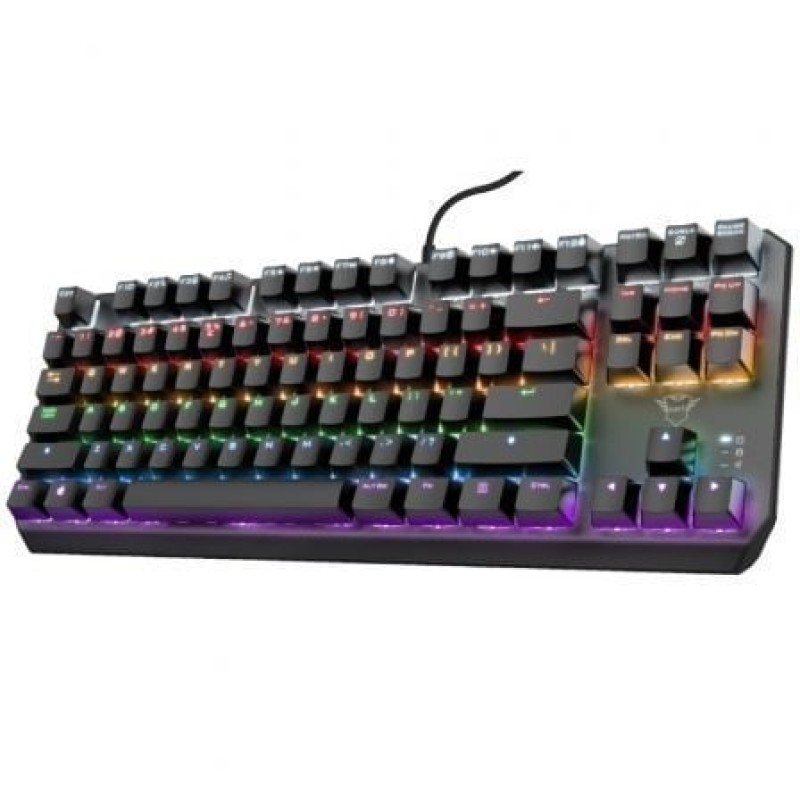 Trust GXT 834 CALLAZ teclado Juego USB QWERTY Negro
