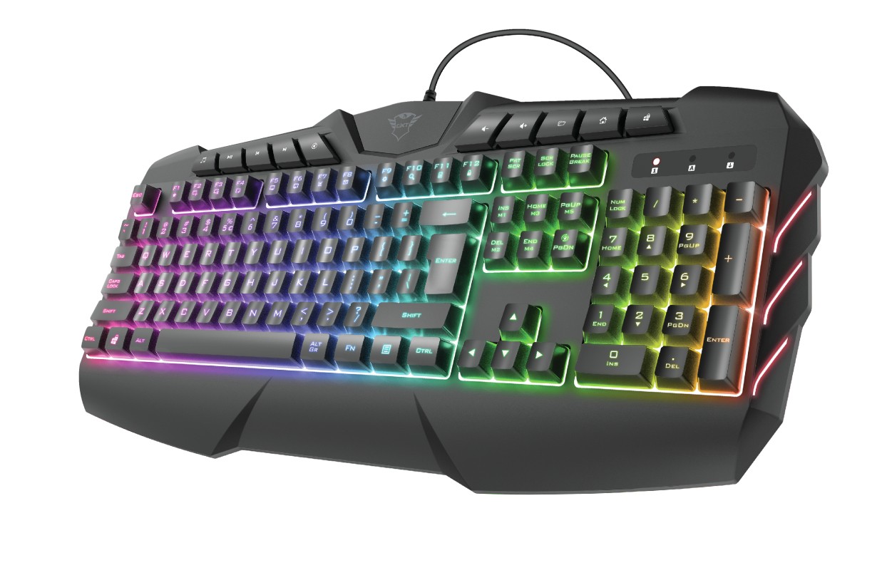 Trust GXT 881 ODYSS teclado USB Español Negro