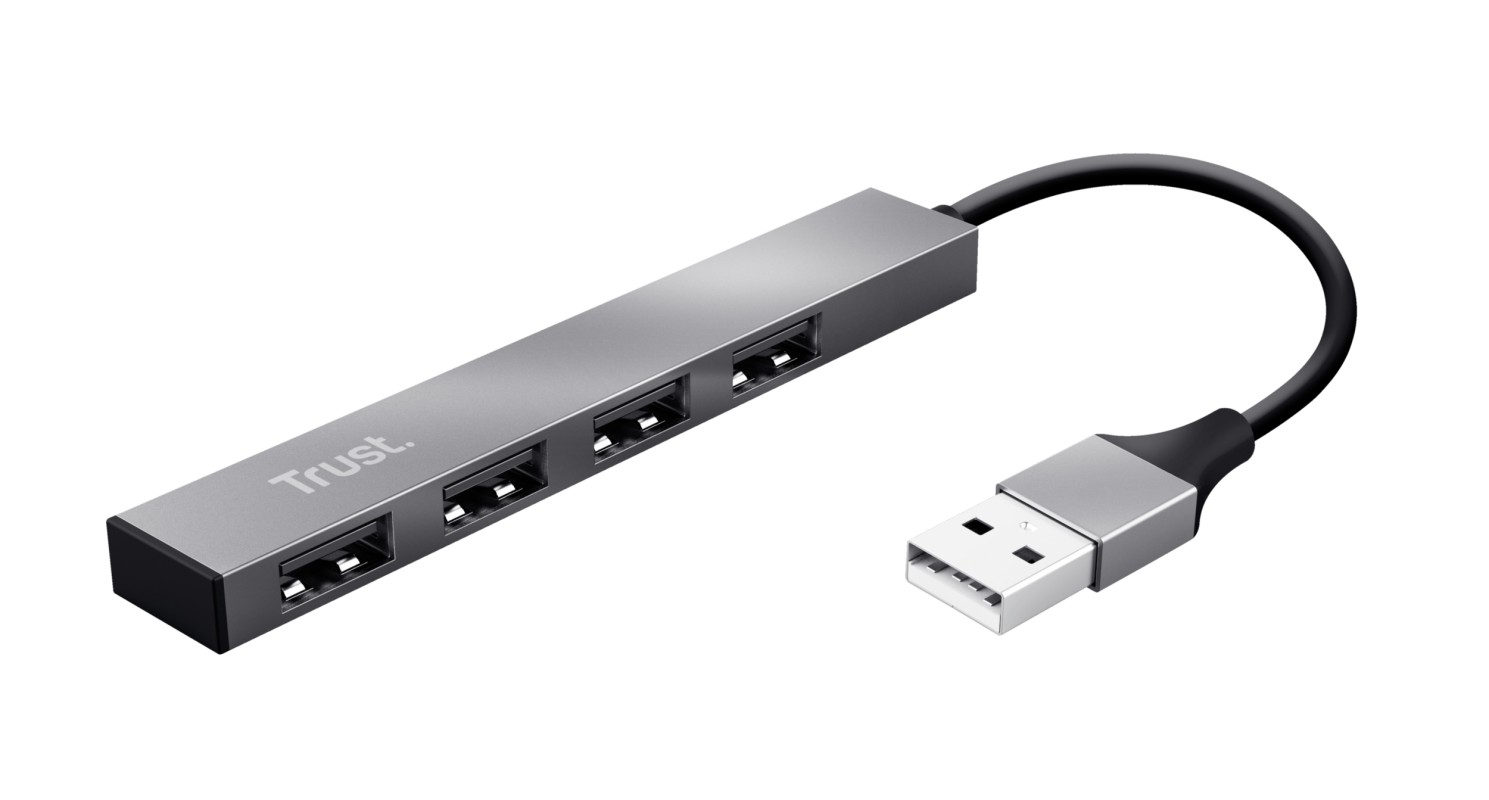 Trust Halyx USB 2.0 480 Mbit/s Aluminio