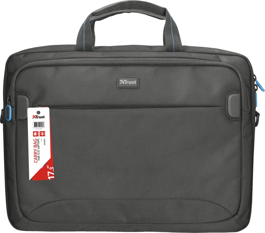 Trust Marra maletines para portátil 43,9 cm (17.3") Bandolera Negro