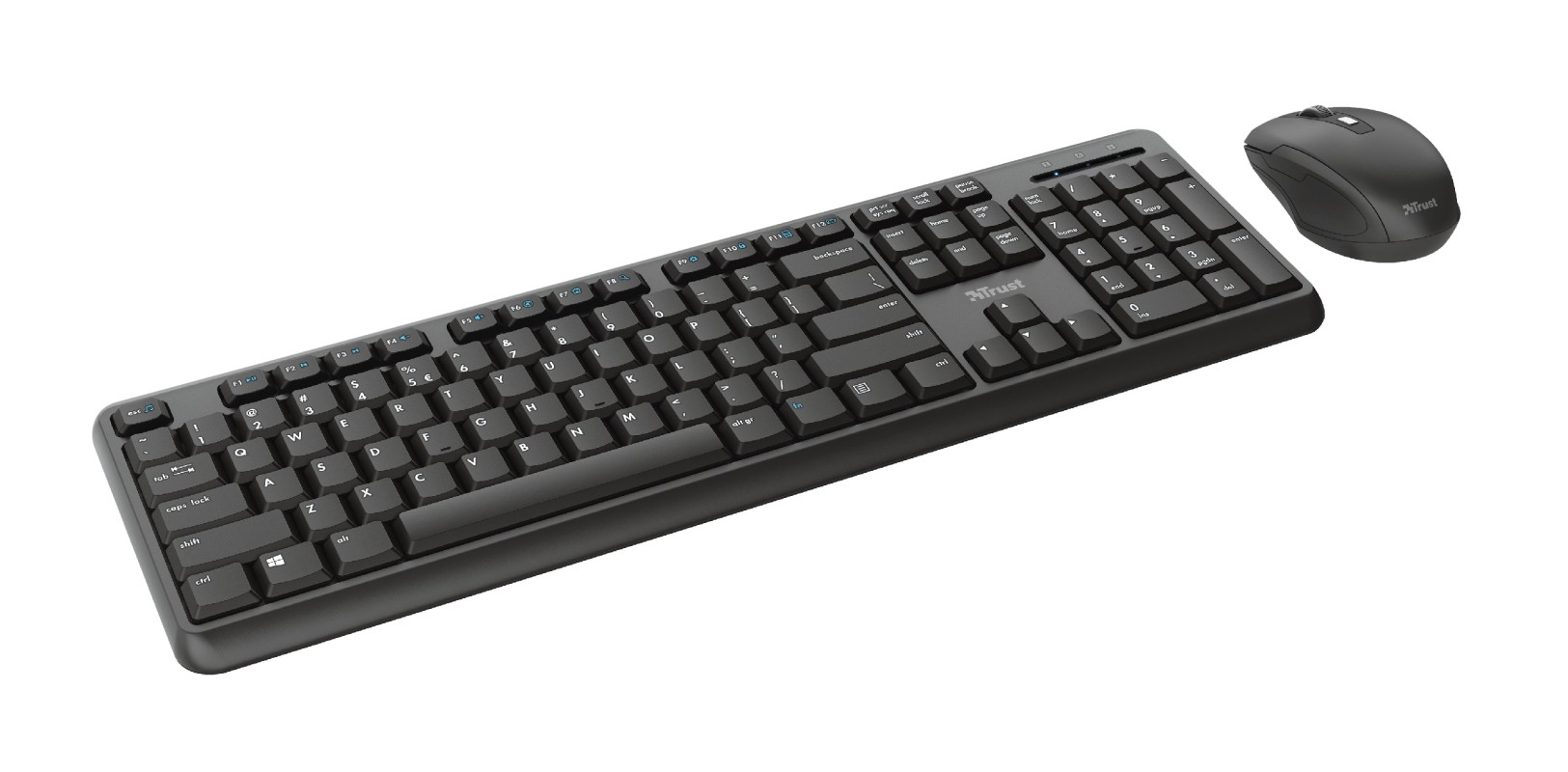 Trust TKM-350 teclado RF inalámbrico Español Negro