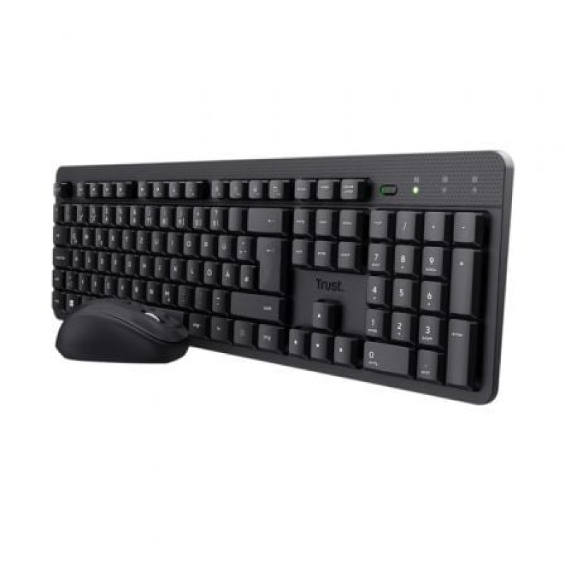 Trust TKM-360 teclado Ratón incluido Oficina RF inalámbrico QWERTY Español Negro