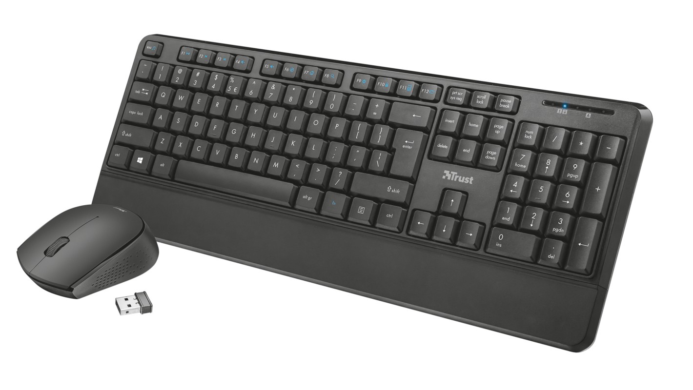 Trust Thoza teclado RF inalámbrico QWERTY Español Negro