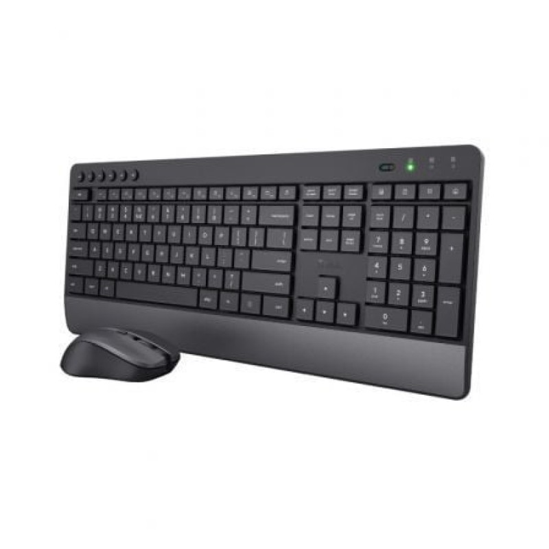 Trust Trezo teclado Ratón incluido Universal RF inalámbrico QWERTY Español Negro