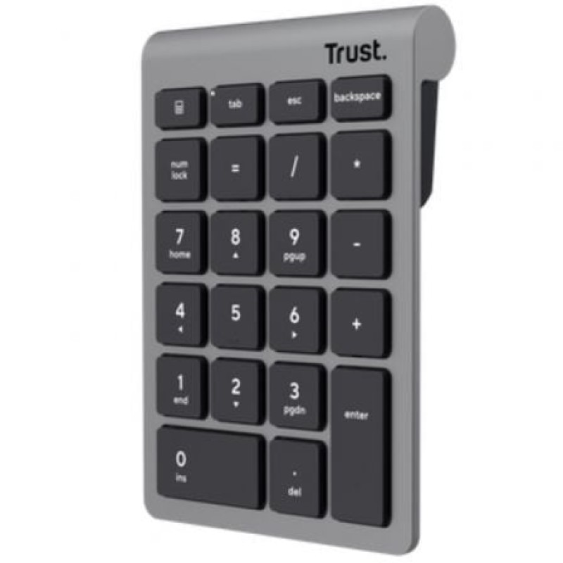 Trust Xalas teclado numérico Portátil/PC RF inalámbrico Plata