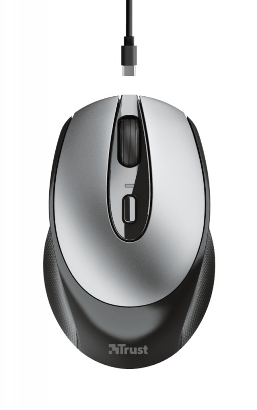 Trust Zaya ratón Ambidextro RF inalámbrico Óptico 1600 DPI