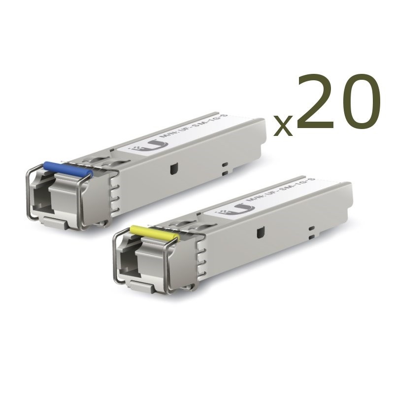 U FIBER M MONO-MODO 1G BIDI PACK20U