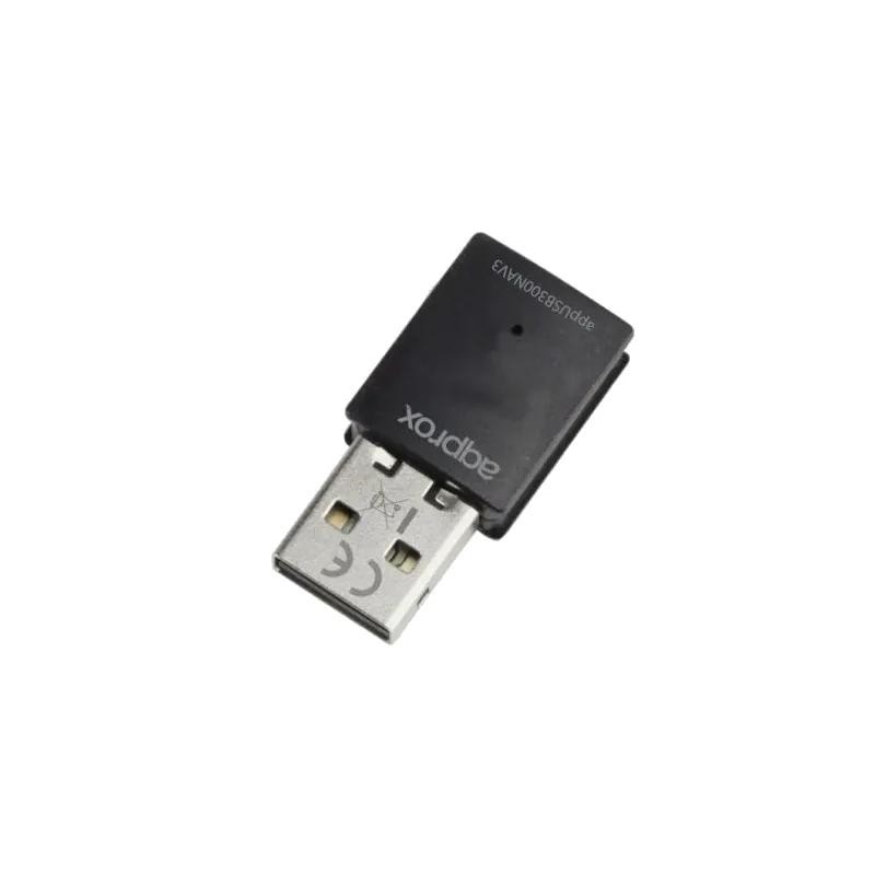 USB WIFI APPROX 300MB NANO APPUSB300NAv3 FORMATO MINI CHIP REALTEK RTL8192EU