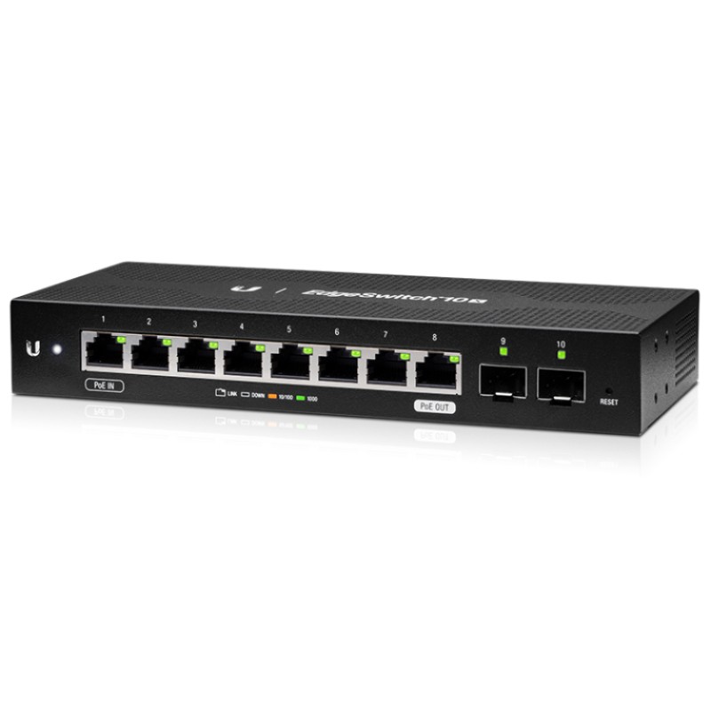 Ubiquiti EdgeSwitch 10X - Switch - 10 Anschlüsse - managed - an Rack montierbar
