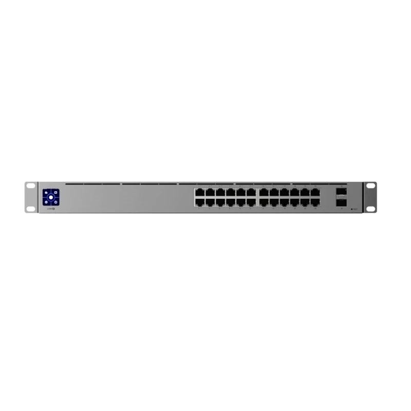 Ubiquiti UniFi 24-Port PoE Gestionado L2/L3 Gigabit Ethernet (10/100/1000) Energía sobre Ethernet (PoE) 1U Plata