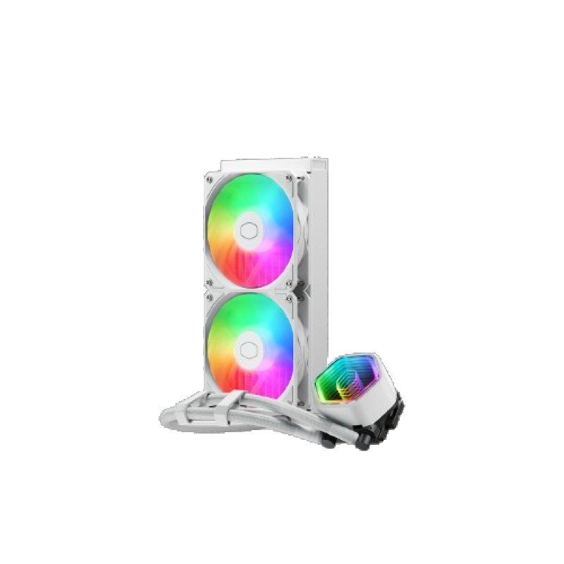 VENTILADOR CPU COOLER MASTER REFRIGERACION LIQUIDA MASTERLIQUID 240 CORE II BLANCO (MLW-D24M-A18PA-RW)