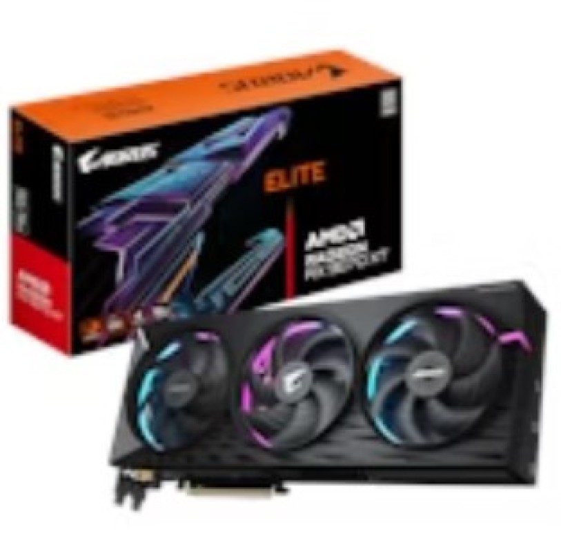 VGA GIGABYTE GV-R9070XTAORUS E-16GD,AMD,RX9070XT,16GB,GDDR6,256BIT,2HDMI+2DP,WINDFORCE (3 VENTILADORES)