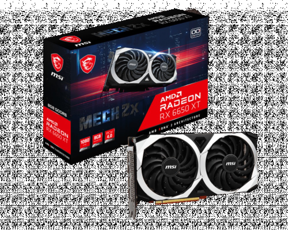 VGA MSI RX 6650 XT GAMING MECH 2X OC 8GB GDDR6