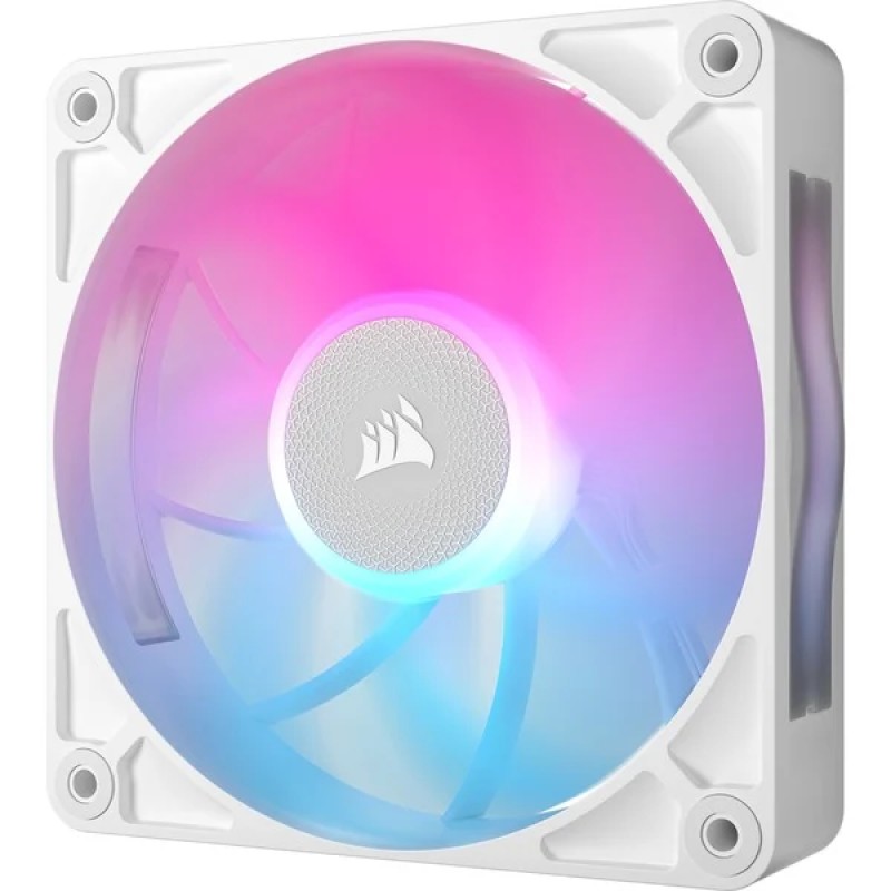 Ventilador caja corsair rx rgb max series, icue link rx120 rgb max white, 120mm rgb fan, triple fan kit co-9051038-ww