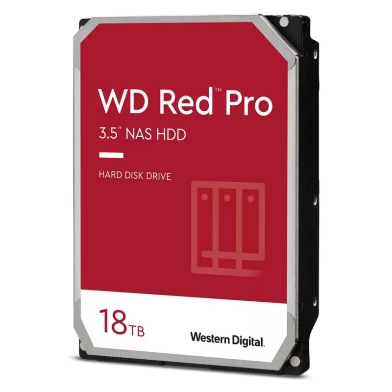WD HDD Red Plus WD181KFGX - 18TB - 3.5" - SATA 6 GB/s - OEM