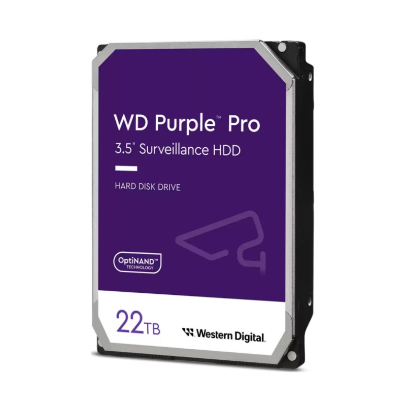 WD Purple Pro WD221PURP - Festplatte - 22TB - Videoüberwachung, Smart Video - SATA 6Gb/s