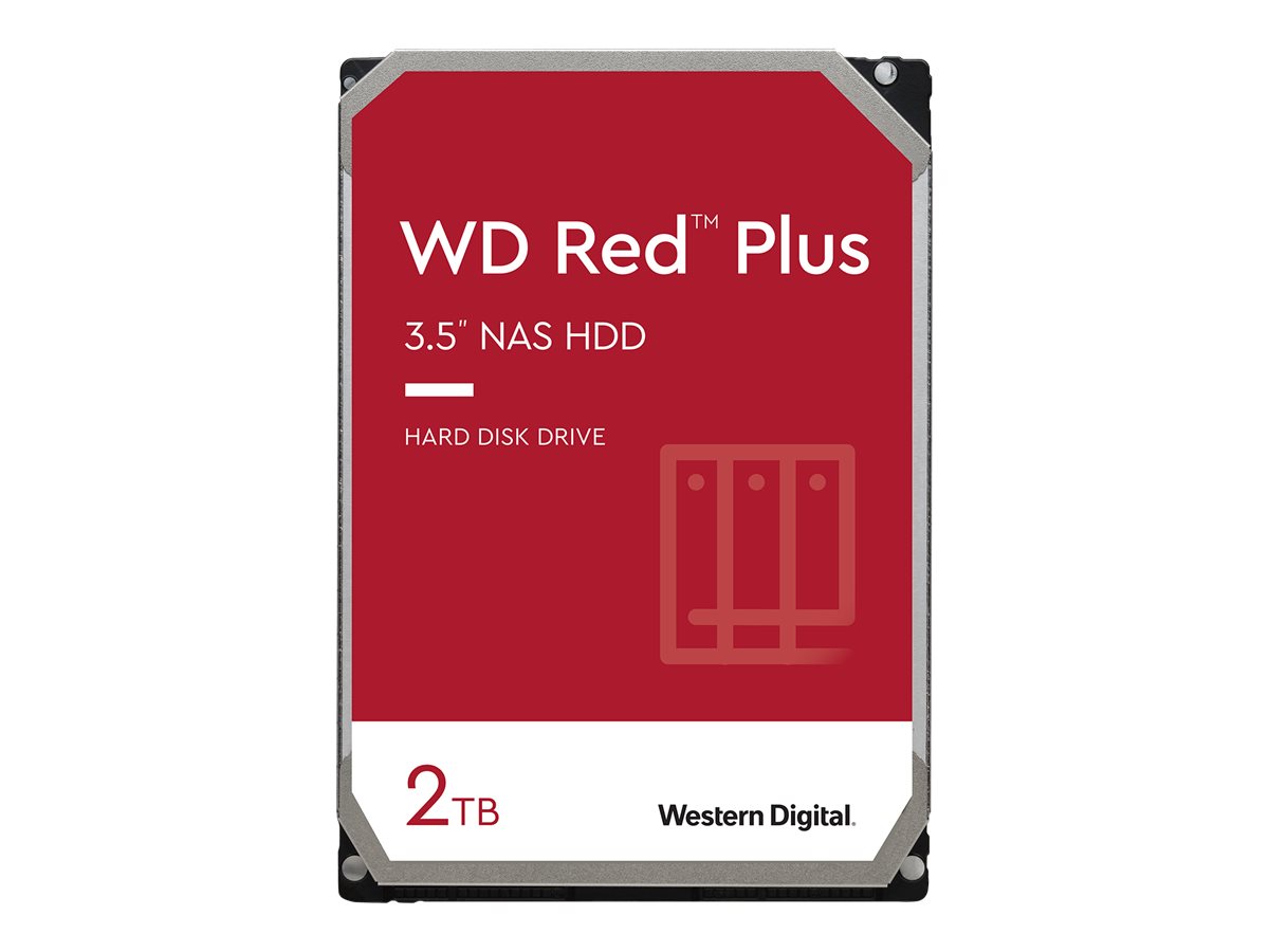 WD Red Plus NAS Hard Drive WD20EFZX - disco duro - 2TB - SATA 6Gb/s